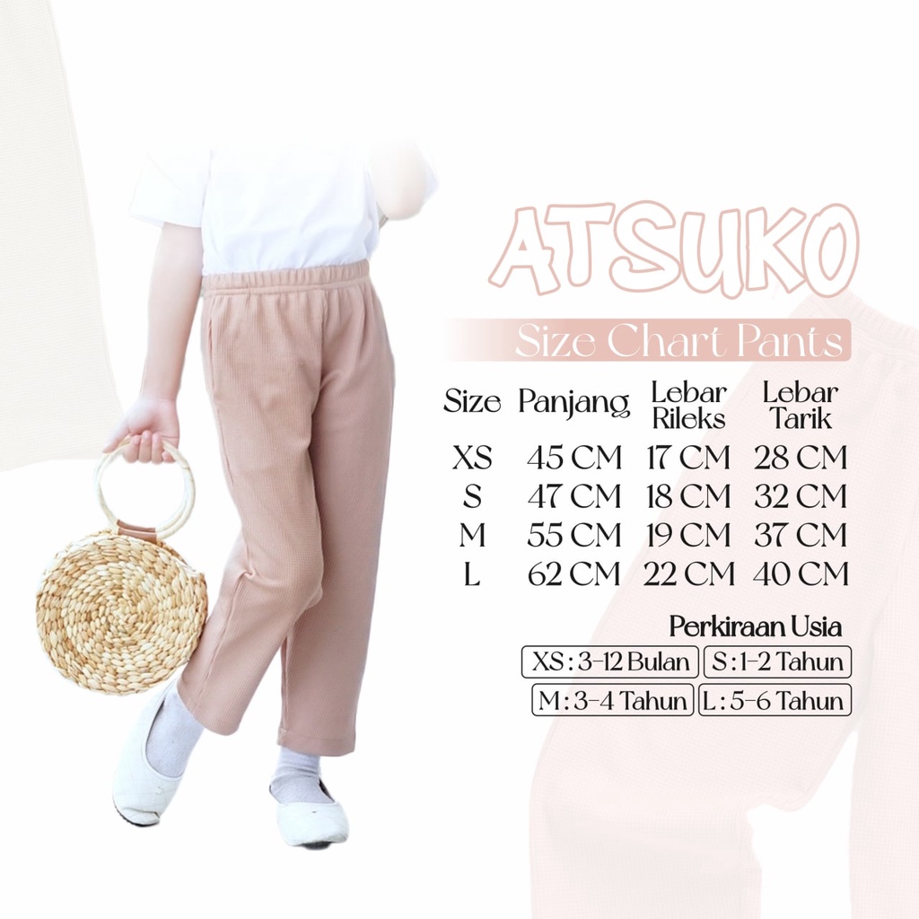 Nauree - Atsuko Hoodie Set Pants Setelan Baju Anak Laki Laki Usia 1 2 3 4 5 6 Tahun Bahan Adem Tebal Lembut Nyaman Nyerap Keringat Setcel Kasual Casual Polos Warna Olive Green Marine Blue Hijau Tosca Coklat Murah