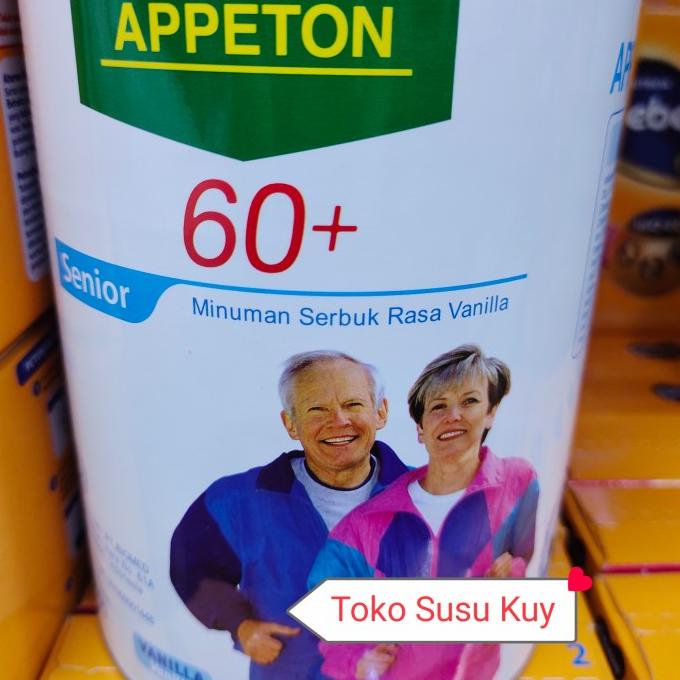 

[ COD ] Appeton 60+ 900gr Susu Lansia / Apetton 60 900gr