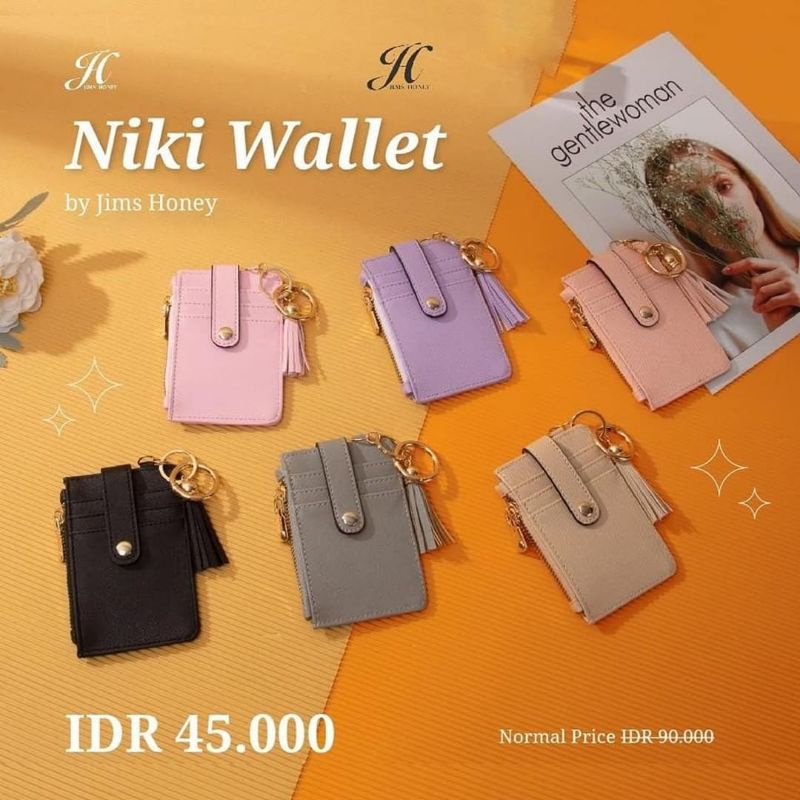 JIMS HONEY NIKI WALLET / Dompet mini original Jims Honey