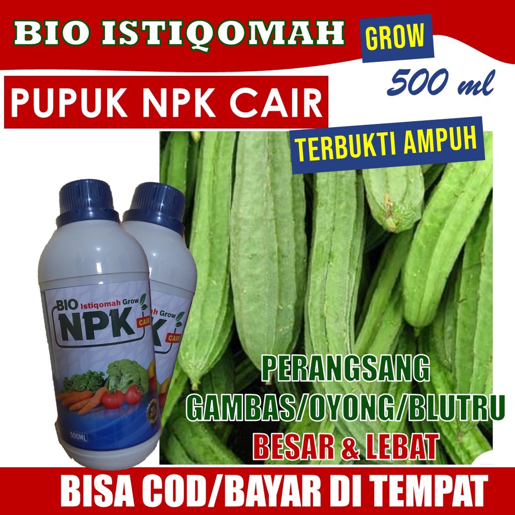 Jual Pupuk Gambas Oyong Emes Blutru Terbaik Isi 500 Ml Istiqomah Grow