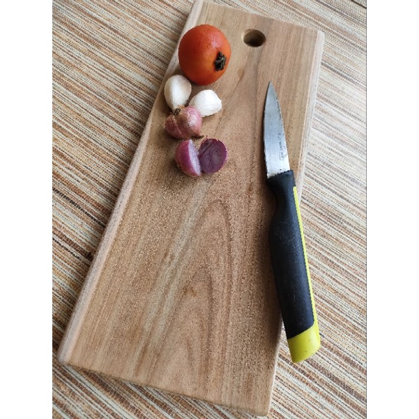 Talenan Kayu Jati ORI/ Talenan Kayu Jati non finishing(cat)/ Talenan kayu