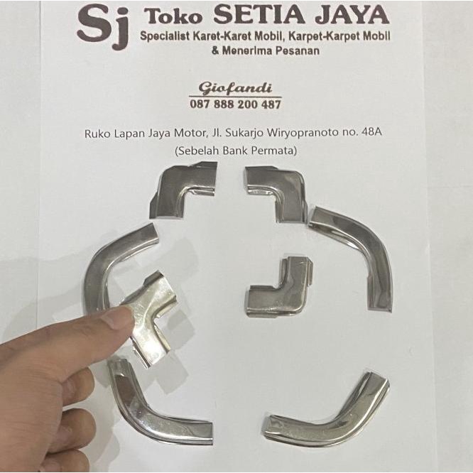 List Crome Siku Karet Kaca Toyota Corolla Ke 30