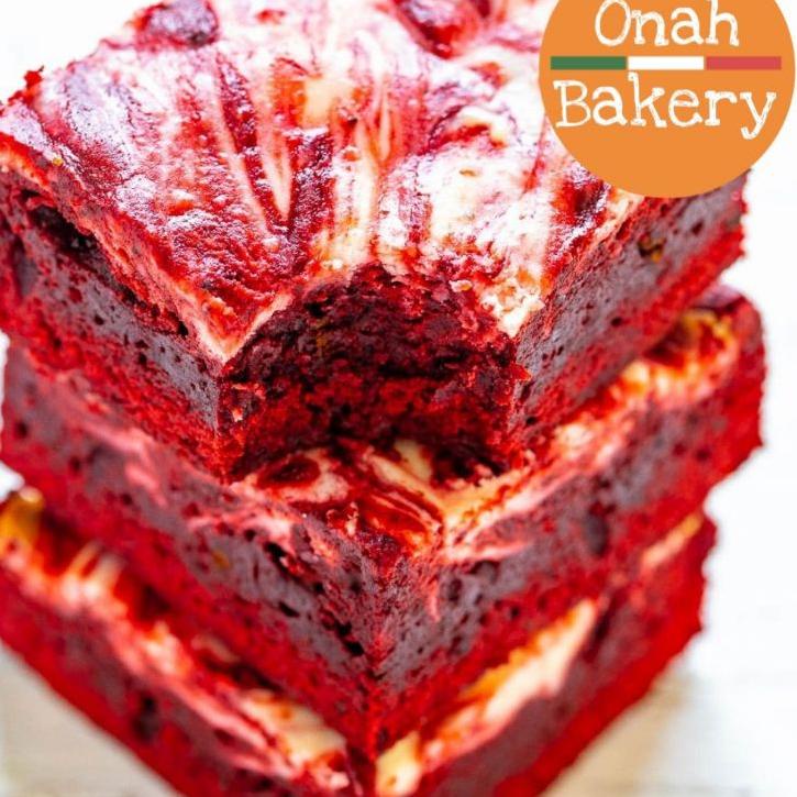 

limited Edition✔️Red Velvet | RedVelvet Cream Cheese Fudgy Brownies | Onah Bakery|KD8