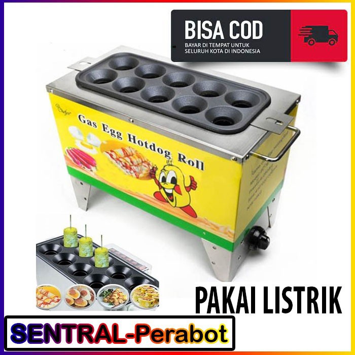 Sostel Kompor Sosis Jeho Sostel Etl Je10/Mesin Sostel 10 Lubang - Listrik