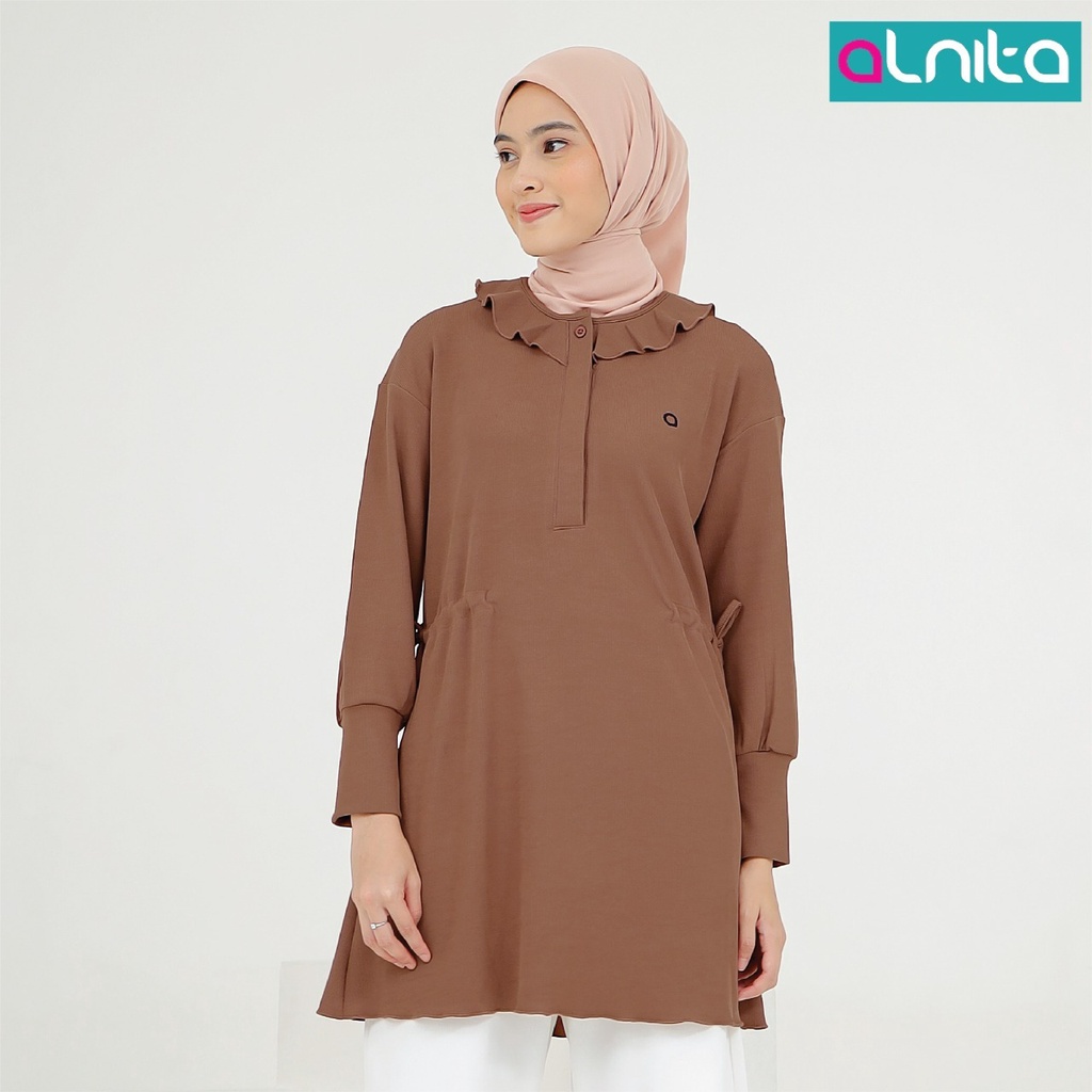 Atasan Alnita Alora Bahan Hoka Atasan Simpel Modern by Alnita bisa COD