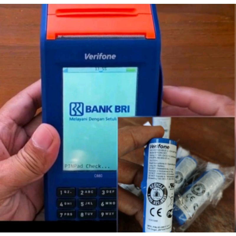 Baterai Edc type verifone c680