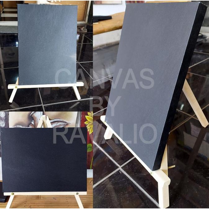 

Kanvas Lukis Hitam 90x70 cm Canvas Black Spanram 90x70cm by Ravalio