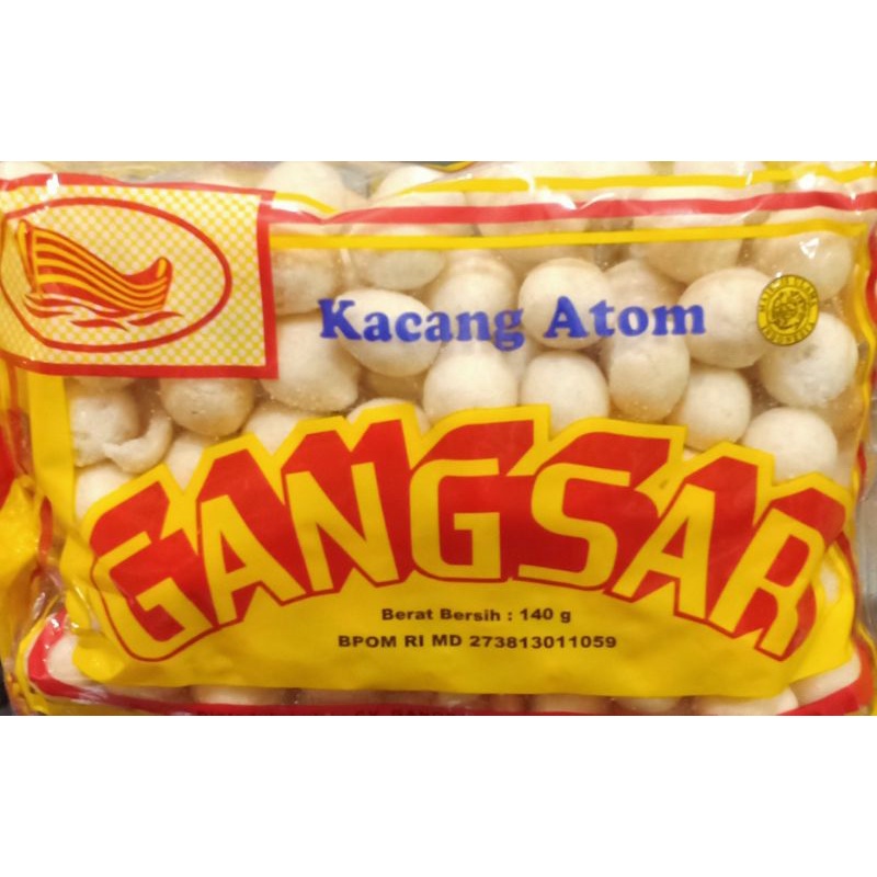 

KACANG ATOM GANGSAR 140 GR