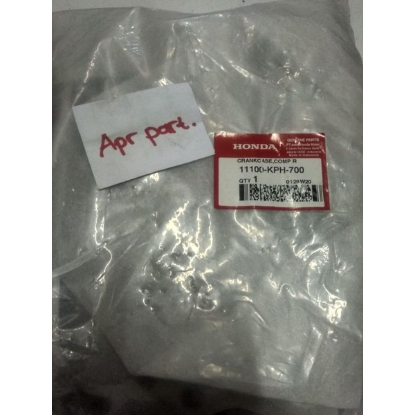 Blok Mesin Crankcase Supra X 125 2007 2014 Karbu Injection Injeksi Original Ahm 11100KPH700