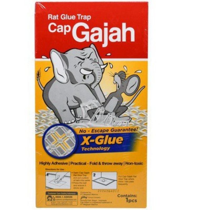 Lem Tikus Papan Cap Gajah-Lem Perangkap Tikus Cap Gajah