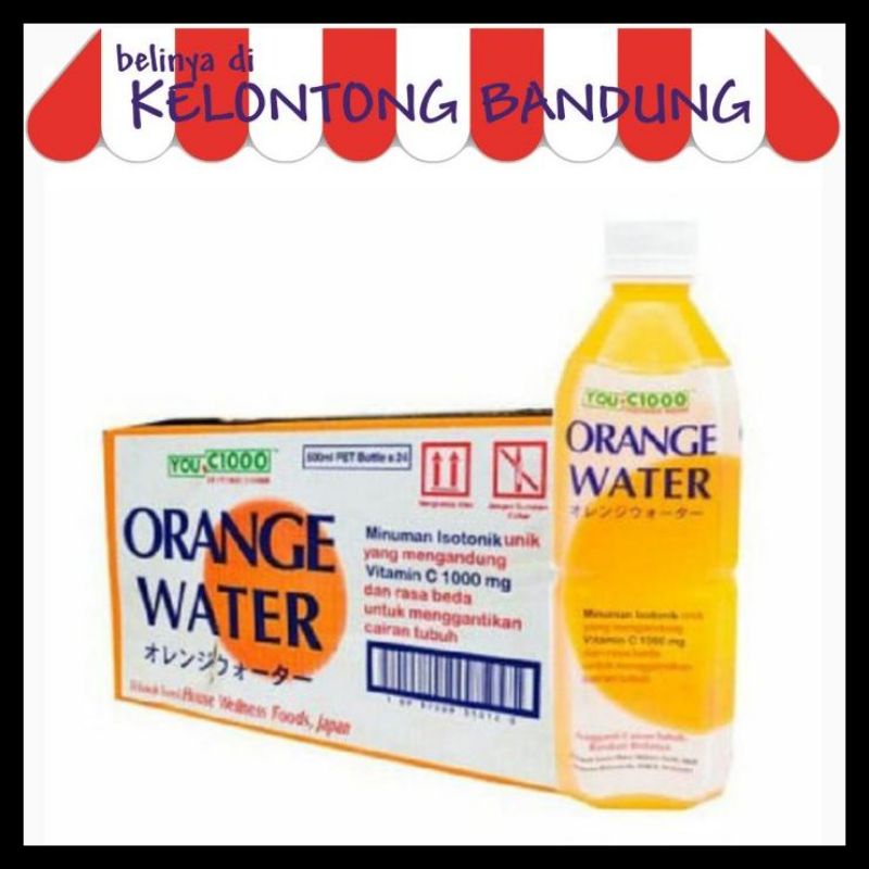 

You C 1000 Water Botol Orange / Lemon C1000 per dus box karton