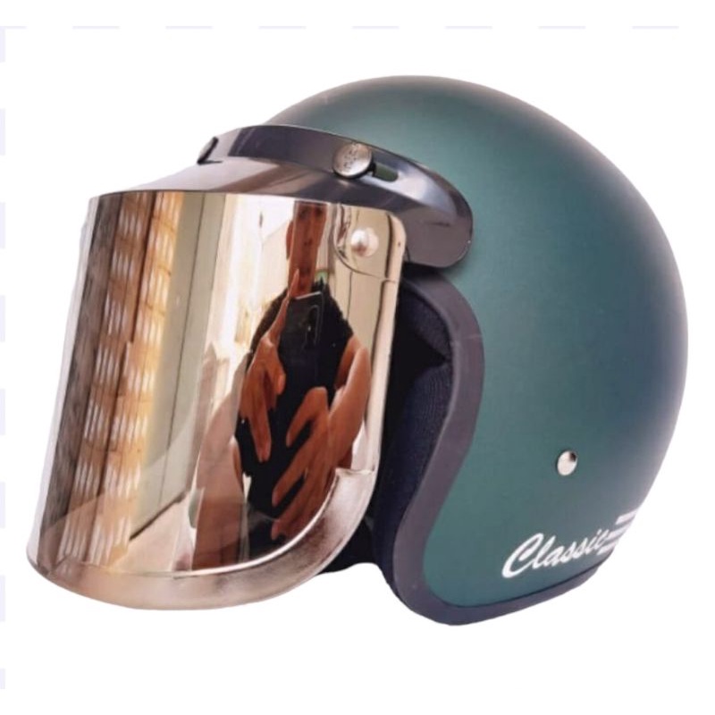 Helm Bogo Classic Retro Helm SNI Helm Murah Helm Pria Wanita helm half face helm sepeda motor klasik