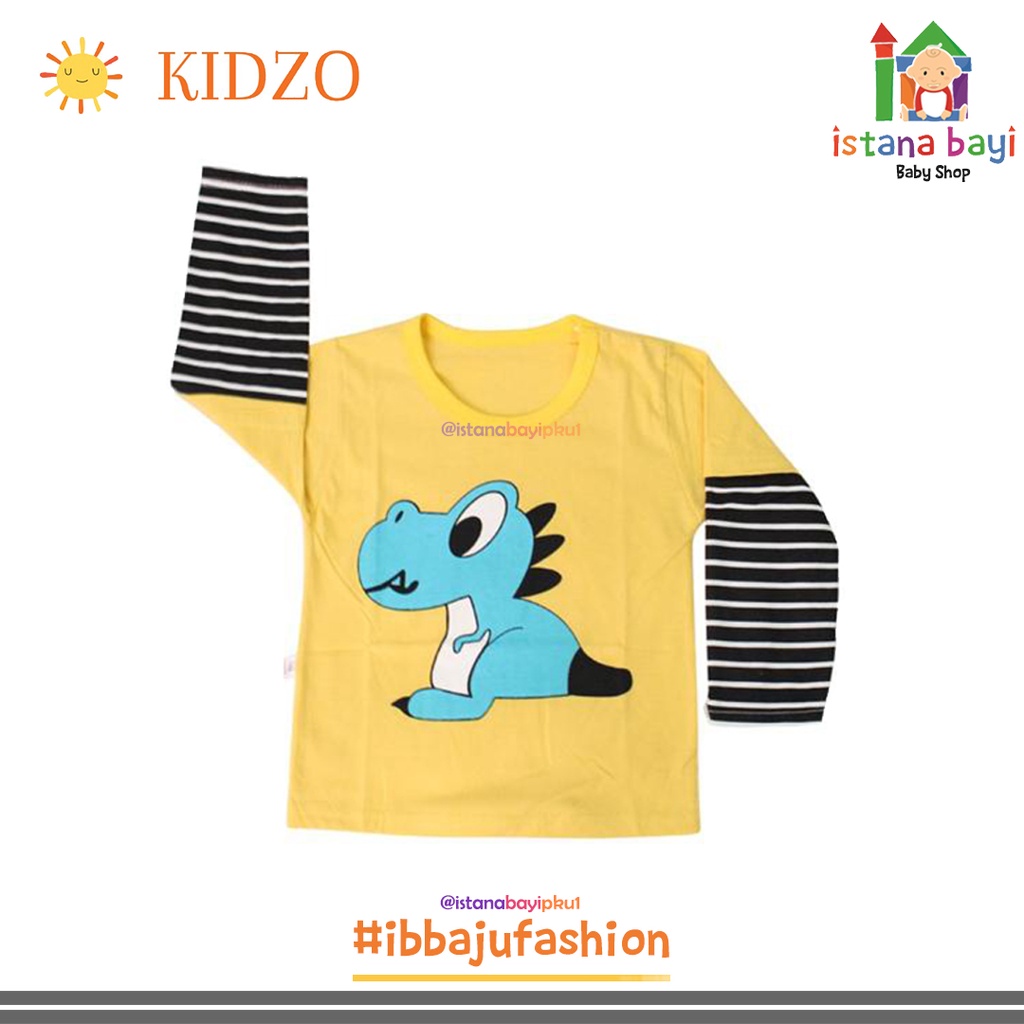 Kidzo Tshirt Unisex Anak import - Baju Anak Murah