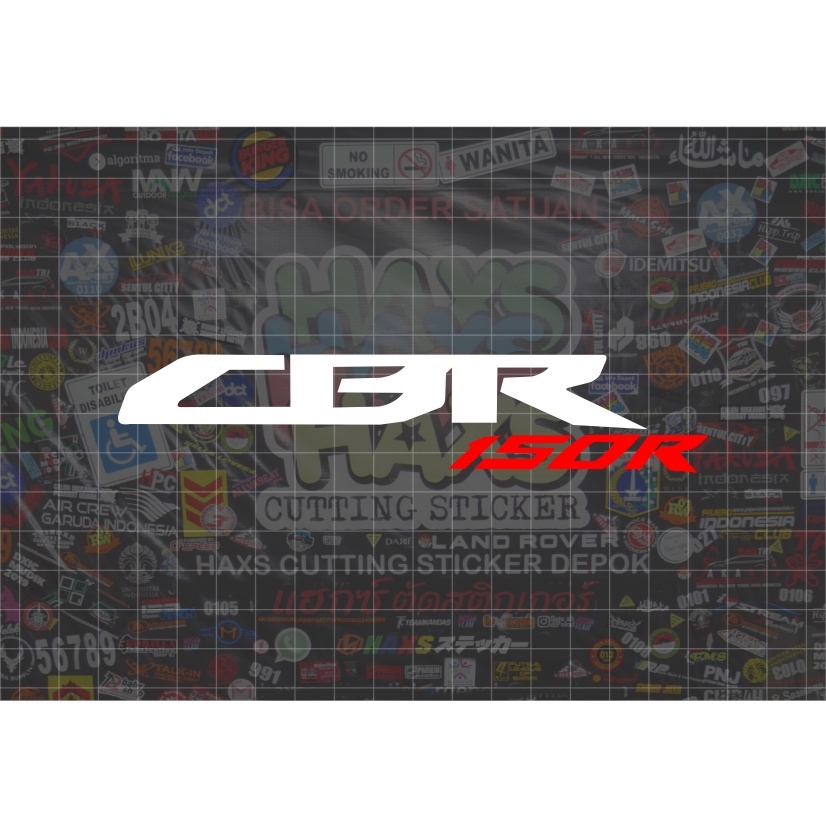 Cutting Sticker CBR 150 R Ukuran 15 cm untuk motor