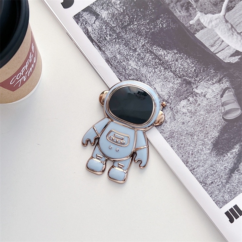 Ring Holder Hp Bentuk Astronot Bisa Dilipat anti Jatuh