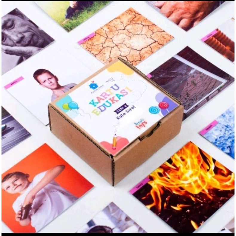 GE TOYS MAINAN PAKET KARTU 6 BOKS/ALAT TERAPI WICARA MAINAN EDUKATIF