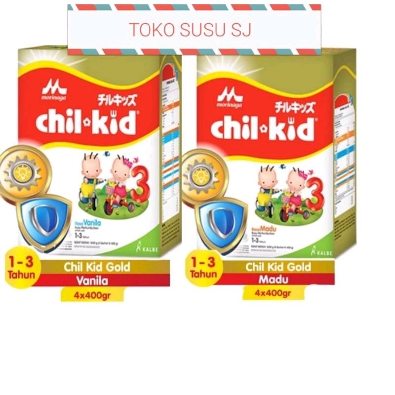CHIL KID REGULER GOLD MADU VANILA 1600 GRAM /CHILKID/1600GR