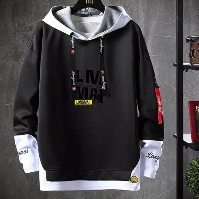 Harga Termuraah Cod Jaket Sweater Hoodie Distro Pria Sweeter Hudy NY L Laki Sweter Hudie Putih Cowok