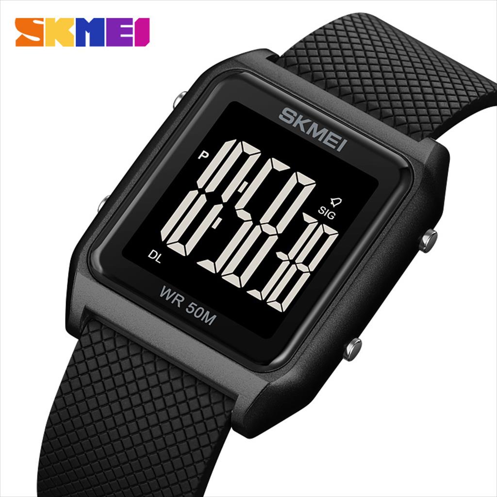 Jam Tangan Pria SKMEI 1866 Digital Rubber Anti air Original