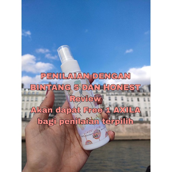 NATURAL DEODORANT SPRAY TAWAS 100ML AXILA AMPUH TAHAN BAU BADAN MENCERAHKAN KETIAK