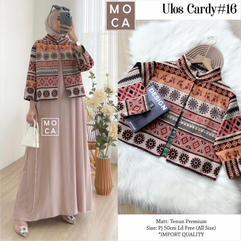 ulos cardy outer Cardi cardigan moca