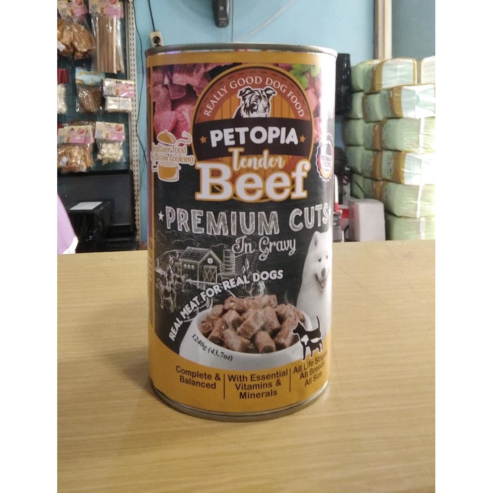 PETOPIA Makanan Basah Kaleng Petopia premium  1240g Dog Canned Food Wet Dog Food 1240 gram