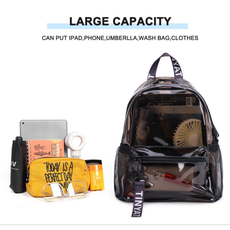 ( COD ) TAS RANSEL WANITA TRANSPARAN MICASIVE-2