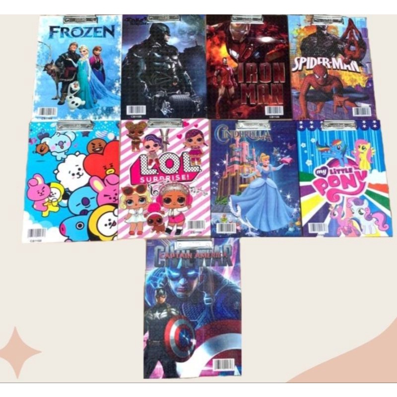 

CLIPBOARD FANCY / PAPAN JALAN UJIAN / CLIPBOARD KARAKTER / PAPAN JALAN ANAK SEKOLAH