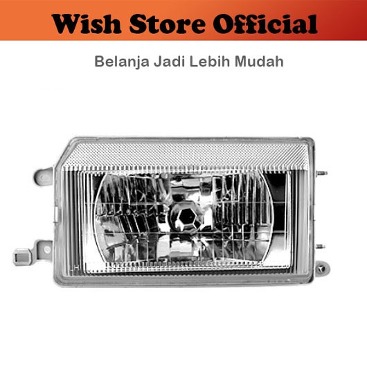 [PCS] HEADLAMP HEAD LAMP LAMPU BESAR UTAMA DEPAN TOYOTA Kijang Grand Extra Super Rover 5K Kristal DN