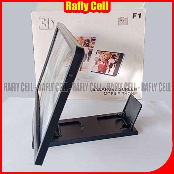 Alat Lensa Kaca Pembesar Layar Screen 3D Dudukan Holder HP untuk Belajar Online Daring Video Zoom