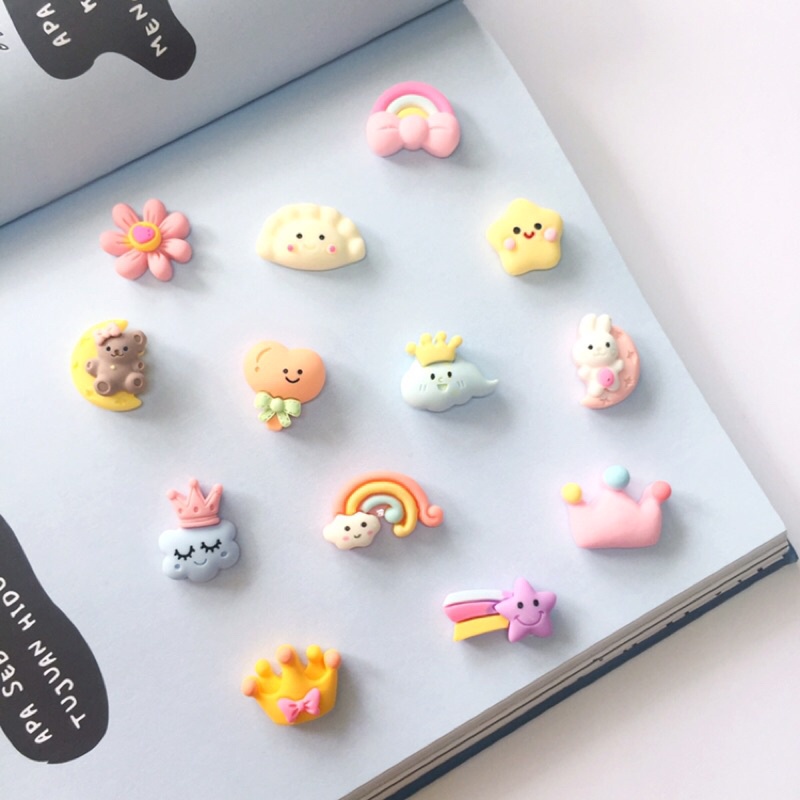Stiker Botol Minum Viral Karakter / Sticker 3D / Sticker Tempel Mini Lucu Kartun - Stiker 3D Isi 4pcs