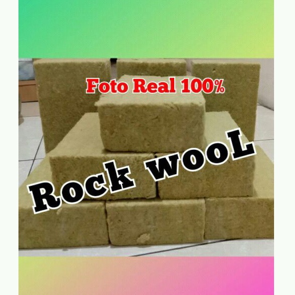Rock WooL Hidroponik untuk Semai Benih Tanaman