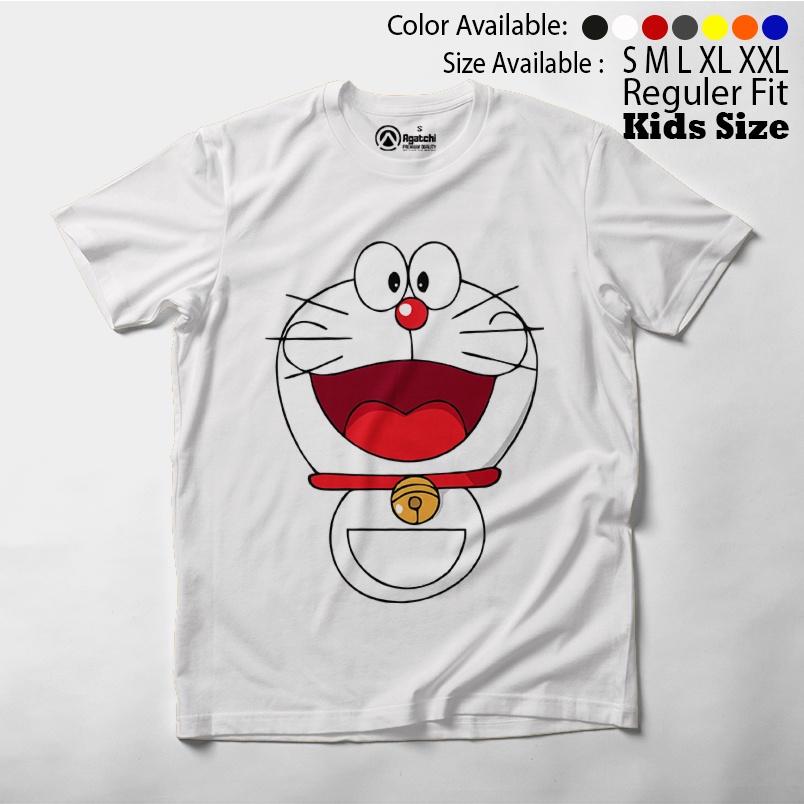 Baju Kaos Atasan Anak Laki - Laki Motif Doraemon