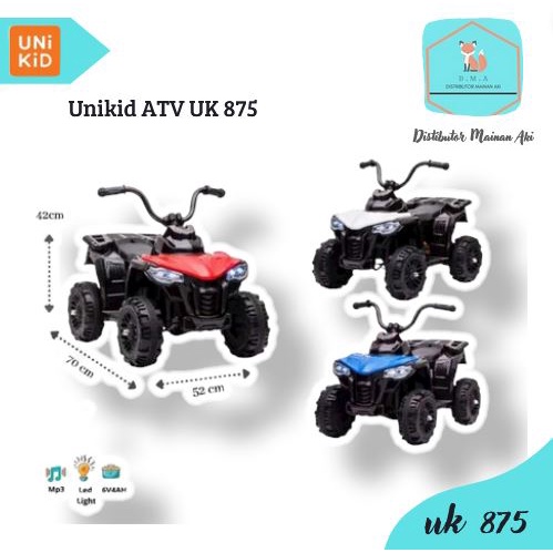 Mainan Anak Motor Aki ATV Unikid UK 875