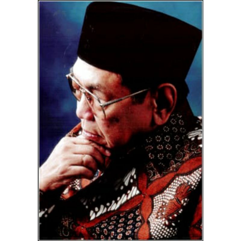 poster Gus Dur Bahan luster cetak uv awet Anti gores