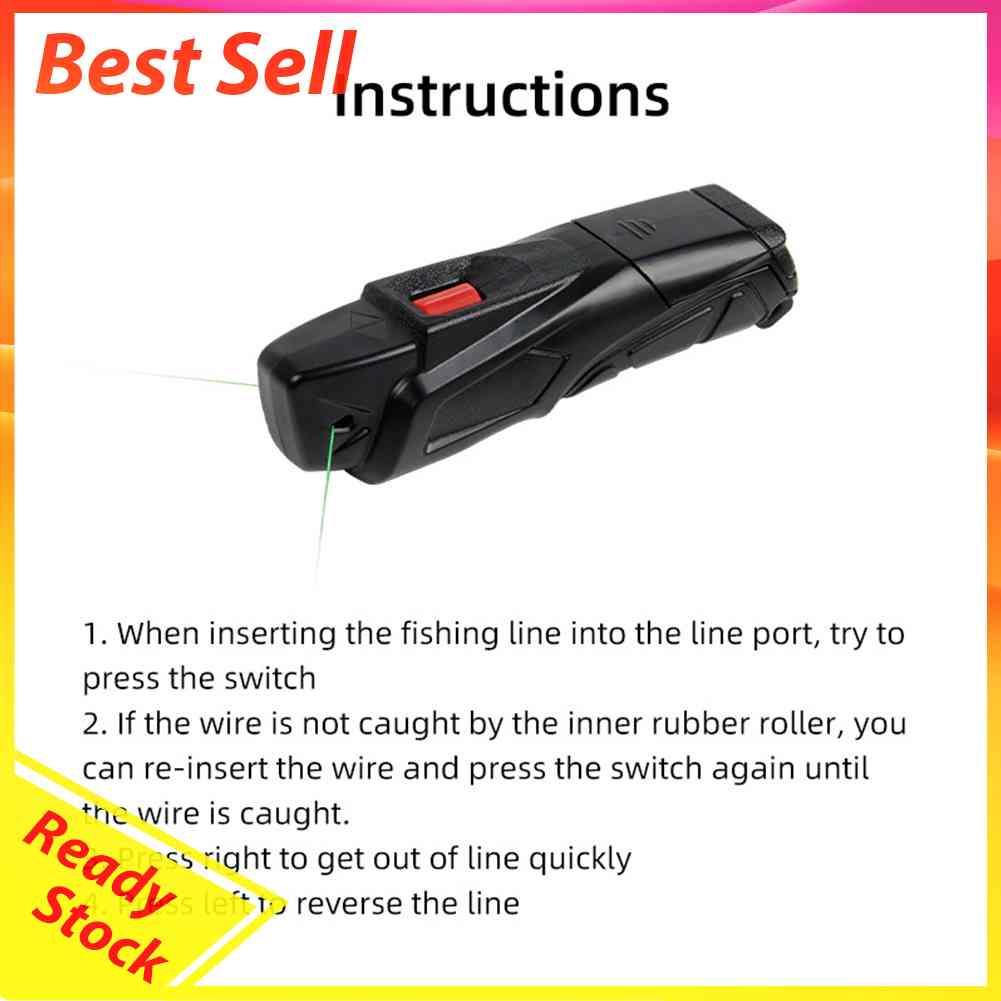 Electric Fishing Line Remover 3.5m/s Compact Line Remover Powerful Fishing Tools