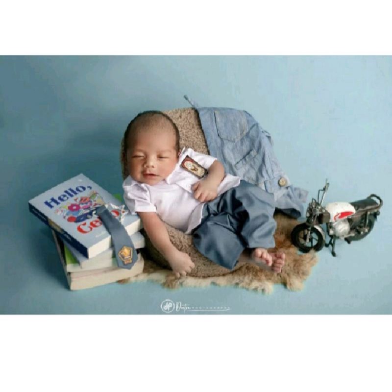 kostum SMA newborn properti foto newborn baju SMA bayi baju SMA anak kostum SMA bayi kostum SMA bayi