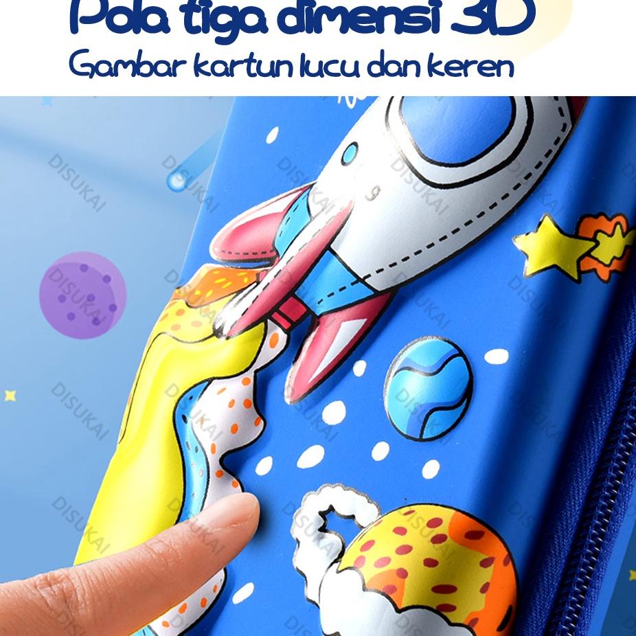 

XTAT 【Stok Baru】Kotak pensil kartun 3D Sekolah mulai Menghadiri kelas Penyimpanan Anak Tahan air Tidak mudah kotor Ukuran besar Shopee 2020