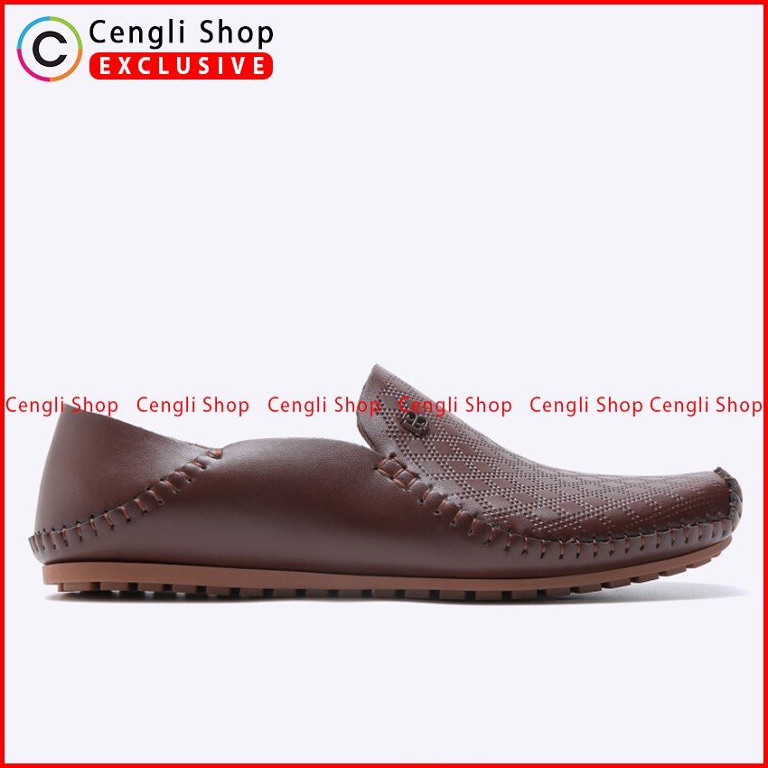 SEPATU LOAFER EVERBEST PRIA ORIGINAL PANSUS KULIT BRANDED COKLAT EM09