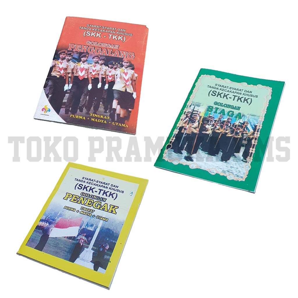 Buku SKK Tkk pramuka 3 tingkatan PURWA MADYA UTAMA Scout