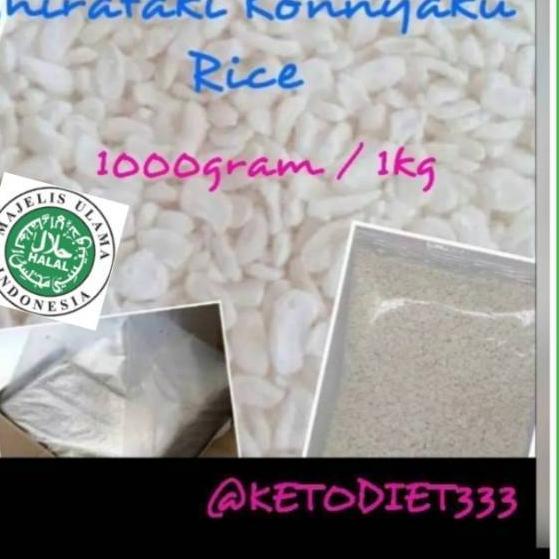 

limited STOCK!Low Carbs Shirataki Konnyaku Rice / Beras Shirataki Rendah Kalori uk 1kg|SQ3