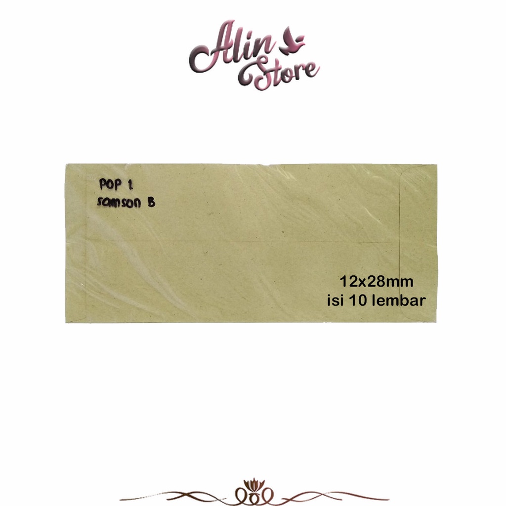 

Amplop Coklat Samson B (12x28) Super Pop1