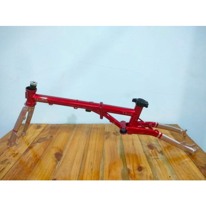 Frame Frame Set Bikepro Zeus Disc Brake 16 Inch (Chromoly) / Folding Bike