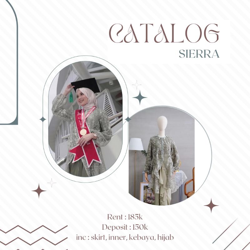 SEWA KEBAYA WISUDA LAMARAN GRADUATION JALEELA