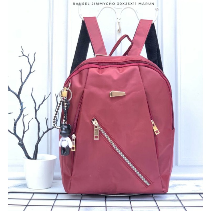 Ransel wanita jimmycho ransel fashion free gantungan