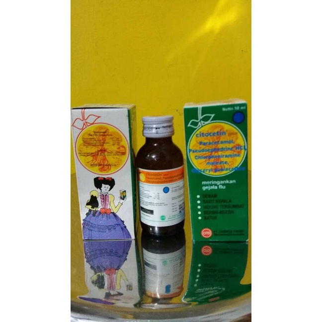 CITOCETIN SIRUP UMUR 2-12 THN - OBAT BATUK,FLU,DEMAM,SAKIT KEPALA ORIGINAL