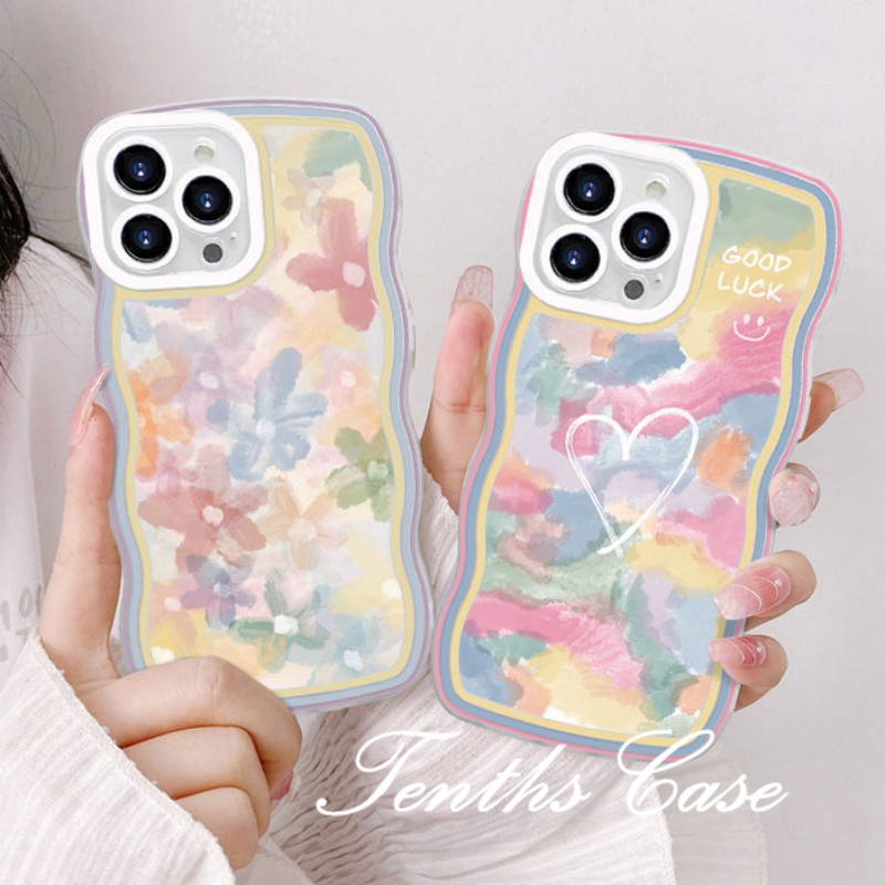 IPhone 14 13 12 11 Pro Max X XR Xs Max 8 7 6 6s Plus SE 2020 Soft Case Transparan Motif Bunga Untuk