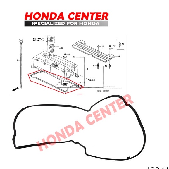 packing tutup klep accord cm5 2003 2004 2005 2006 2007 packing cover head accord cm5 2003 2004 2005 2006 2007