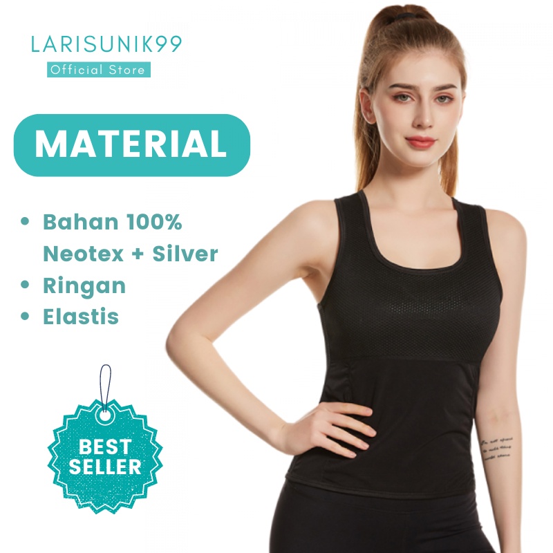 Pakaian Olahraga Wanita Tank Top Pakaian Dalam Underwear Tanktop Hot Shaper Dalaman