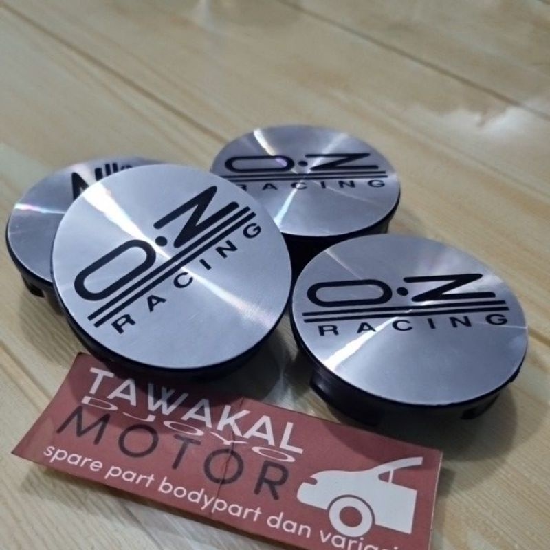 dop velg dop roda 6cm variasi oz racing hitam